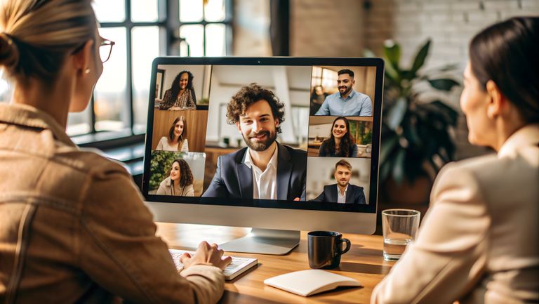 Phosphore Santé trainers leading a virtual classroom for pharmaceutical sales representatives