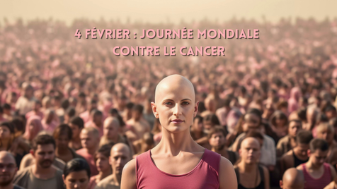 foule unie mobilisée contre le cancer