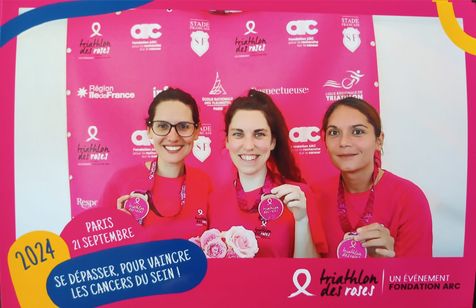 Équipe de Phosphore Santé au Triathlon des Roses, édition 2024