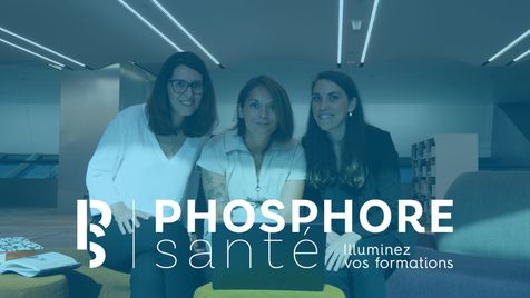 Équipe de Phosphore Santé : Christine Da Silva, Marine Londero, Cathy Bouttier