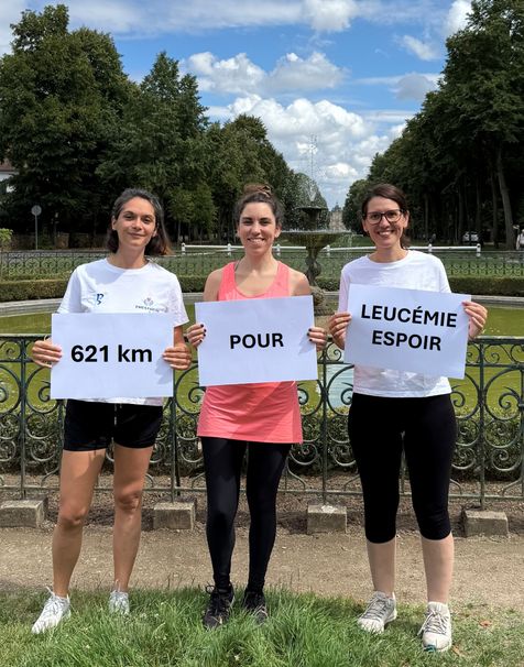 Phosphore Santé présentant le résultat du challenge d'été pour Leucémie Espoir 61